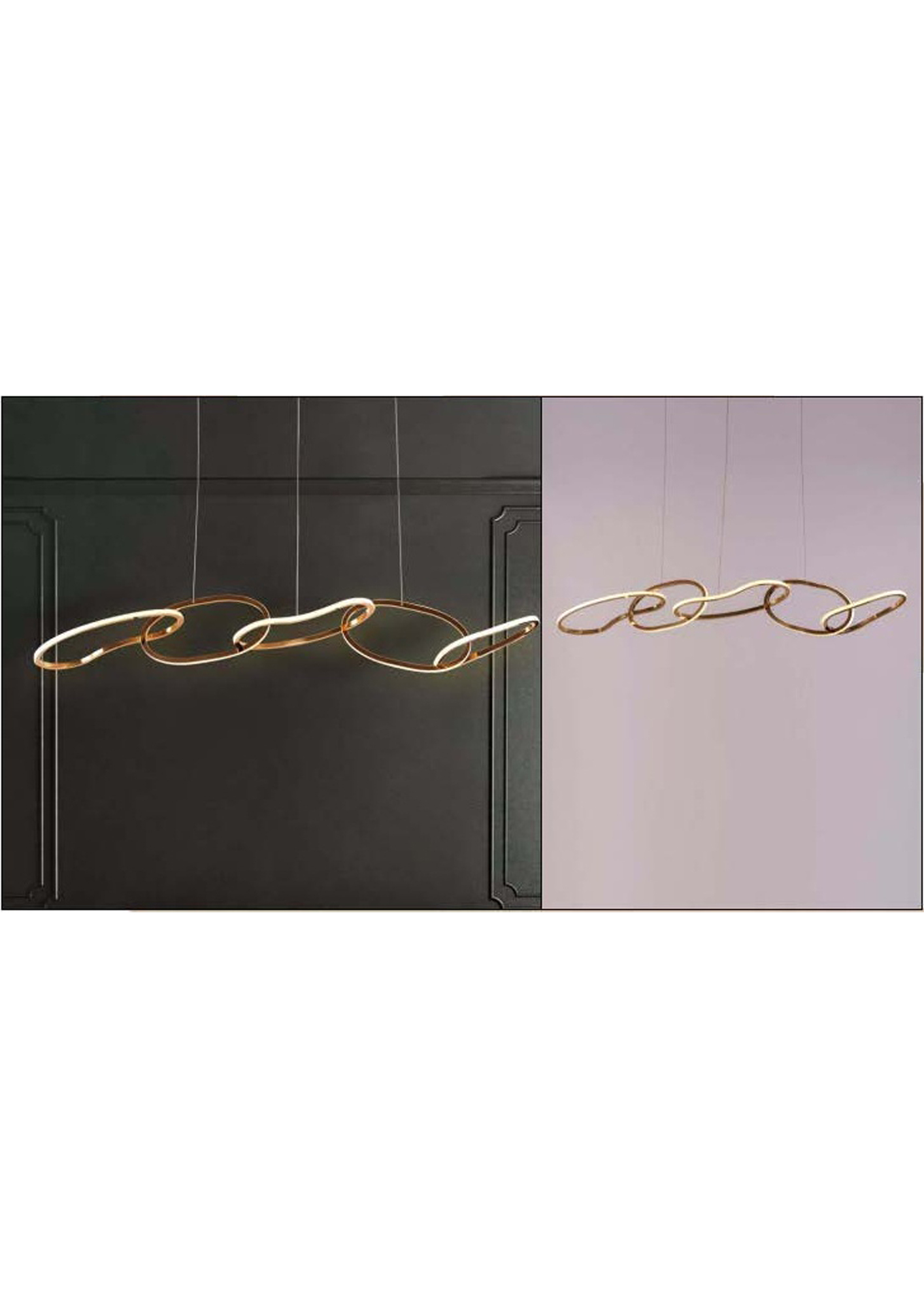 Beyond Lights - Gold Pendant Light- GL